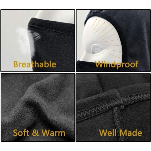 Kids Balaclava Ski Mask Windproof Fleece Neck Warmer Gaiter Winter Face Warmer - Picture 6 of 7